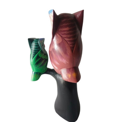 Owl with baby on side 30 cm