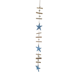 Mobile blue star shapes 100 cm