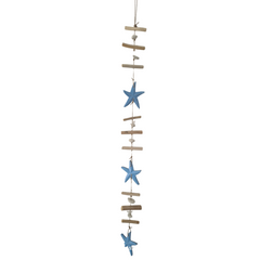 Mobile blue star shapes 100 cm