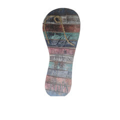 Flip Flops Plaque Dark Shades 26 cm