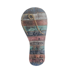 Flip Flops Plaque Dark Shades 26 cm