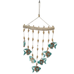 Wall decor green fish 50 cm