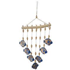 Wall Décor Dark Blue Fish 50 cm