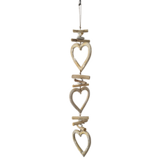 Mobile Gold Heart Shape 100 cm