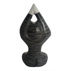 Cat yoga black 25 cm