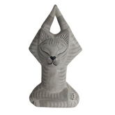 Cat yoga white 25 cm