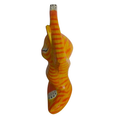 Cat yoga yellow 25 cm