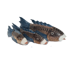 Fish full coloured set of 3 as 30,40,50 cm