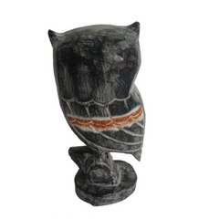 Owl on tree limb 30 cm