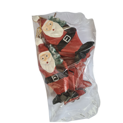 Santa Xmas Ornament Pack Of 5, 17 x 6 x 1 cm
