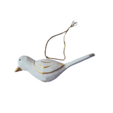 White Dove Xmas Hanging Ornament Pack Of 5, 12 x 5 x 7 cm