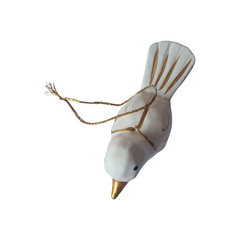 White Dove Xmas Hanging Ornament Pack Of 5, 12 x 5 x 7 cm