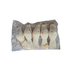 White Dove Xmas Hanging Ornament Pack Of 5, 12 x 5 x 7 cm