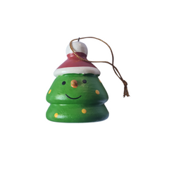 Xmas Tree Hanging Ornament Pack Of 5, 7 x 5 x 5 cm