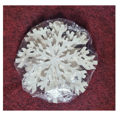 Snowflake Hanging Decoration 5 Different Size Discs 130 x 20 x 1 cm
