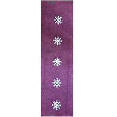 Snowflake Hanging Decoration 5 Same Size Discs 110 x 12 x 1 cm