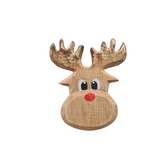Reindeer Head Hanging Ornament 9 cm