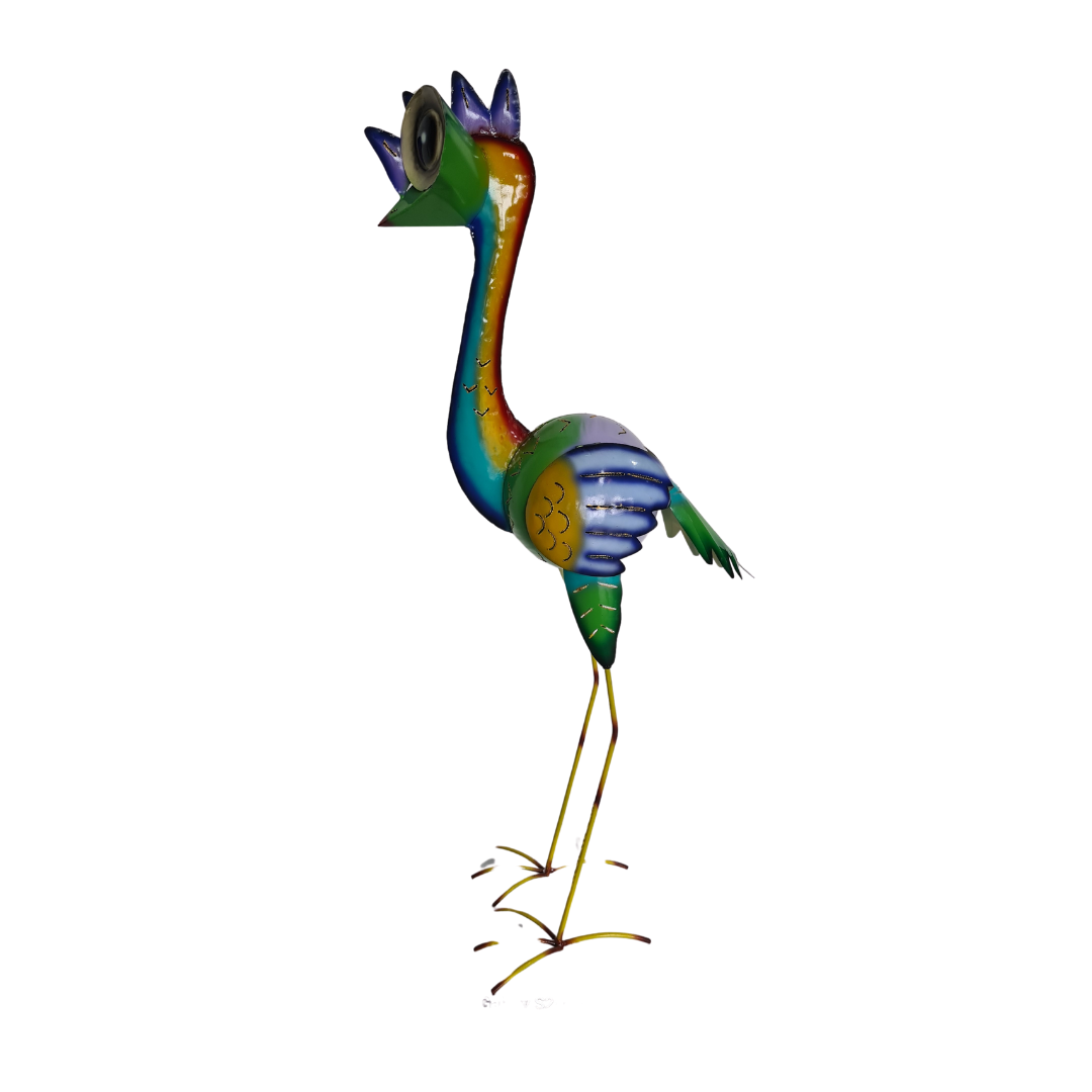 Elmo Bird candle holder Green Blue 100 cm