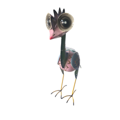 Elmo Bird candle holder Pink Green 30 cm