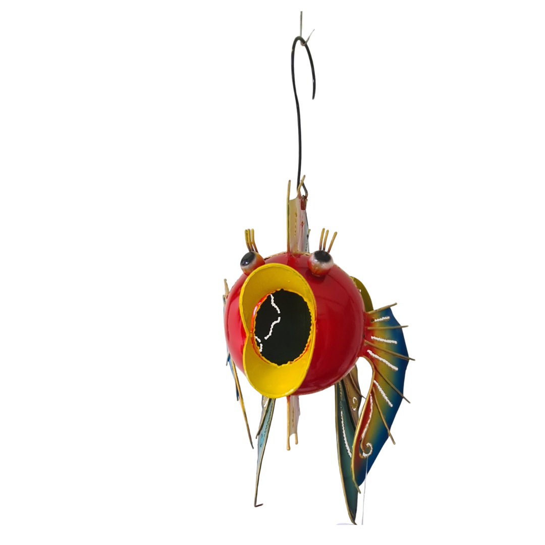 Fish Hanging Sml Yellow Blue 20 cm