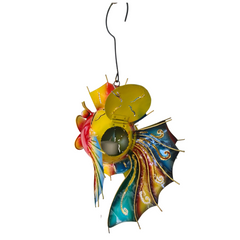 Fish Hanging Sml Yellow Blue 20 cm