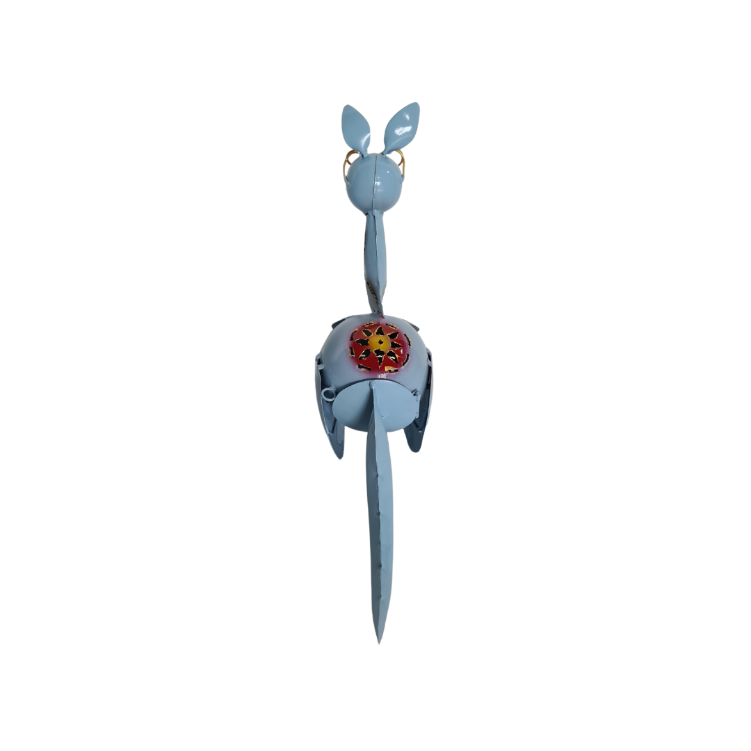 Kangaroo Candle holder Blue 27 cm