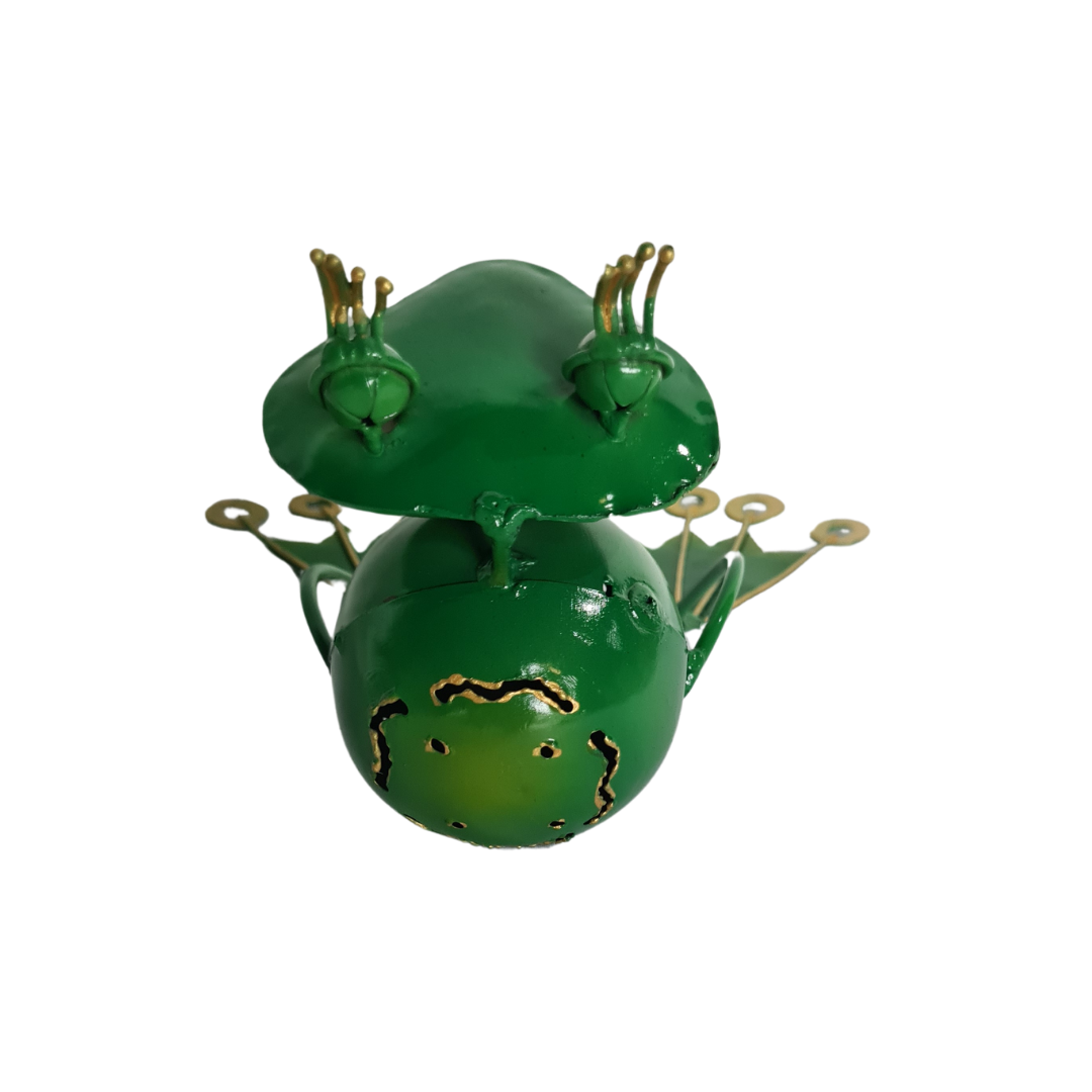 Frog sitting with Ring toes 13 cm