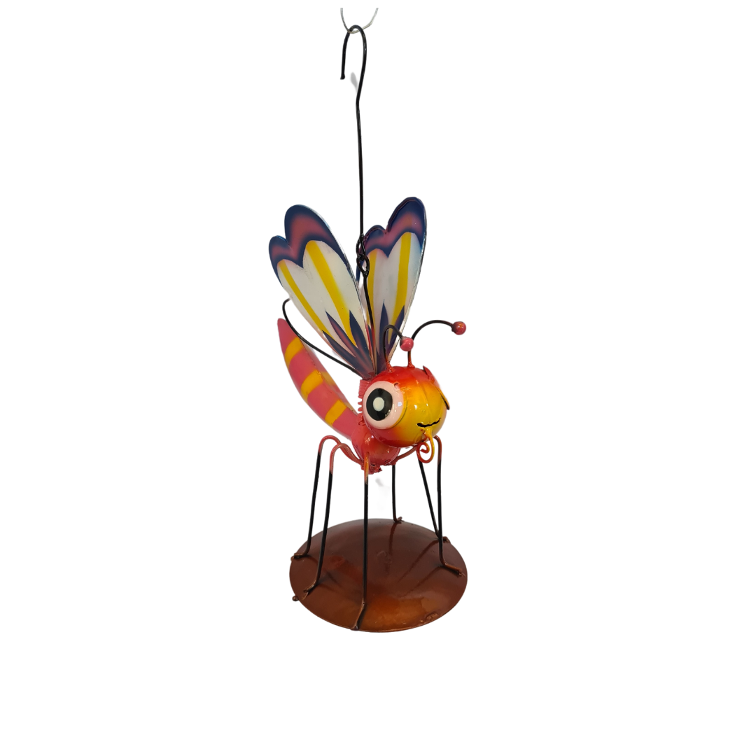 Butterfly wall hanging Purple 19 cm
