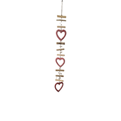 Mobile Red Heart Shape 100 cm