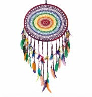 Dream catcher multi coloured 52 cm  110 cm drop