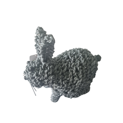 Rabbit rope animal sitting 30 cm