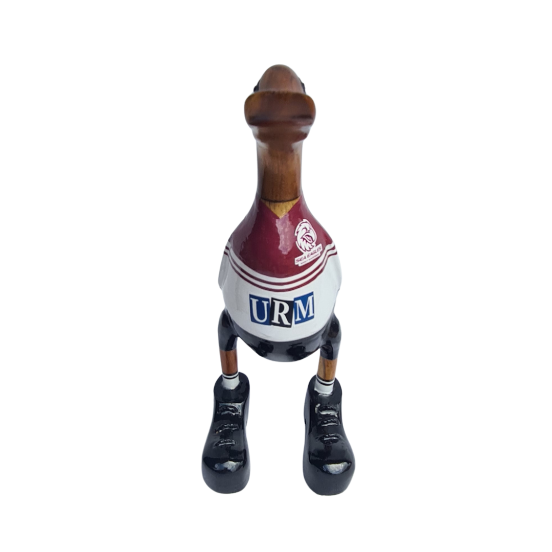 Football duck 25 cm Manly Warringah Sea Eagles