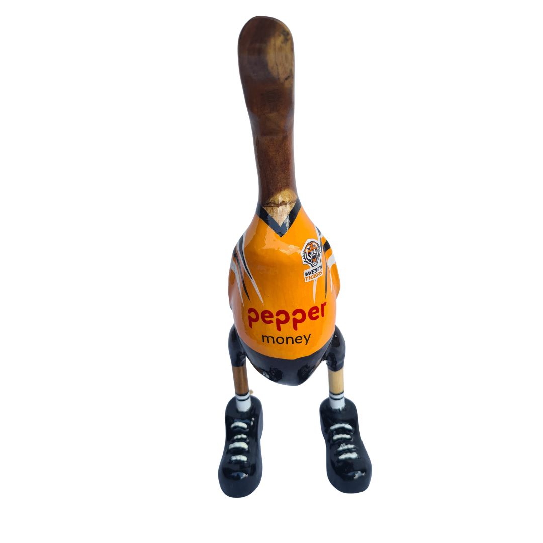 Football duck 25 cm West Tigers