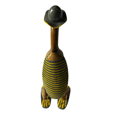 Duck striped yellow one piece 35 cm