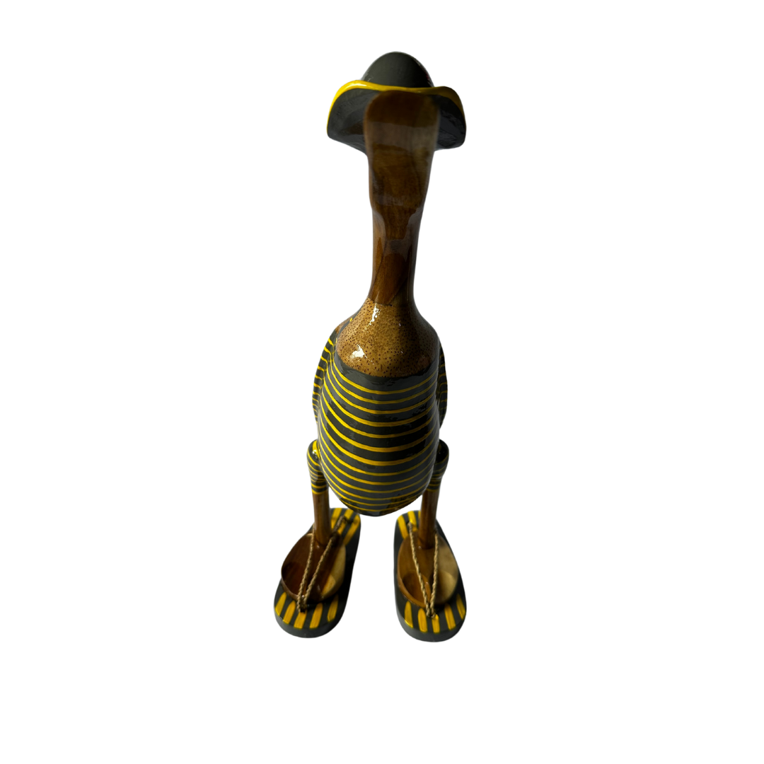 Duck striped yellow one piece 35 cm