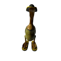 Duck striped yellow one piece 35 cm