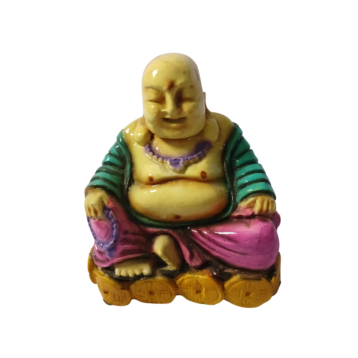 Onte or Budha green in resin 16 cm high