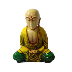 Biksu sitting budha in resin 23 cm high