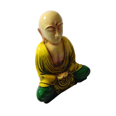 Biksu sitting budha in resin 23 cm high