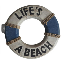 Lifebuoy "Life's A Beach" 28 x 28 cm