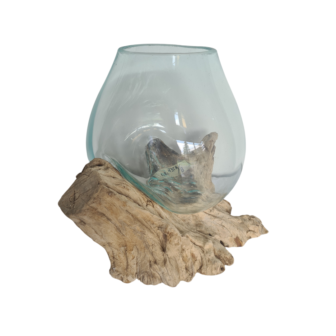 Wood glass 25 cm