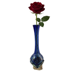 Flower vase blue 40 x 16 cm