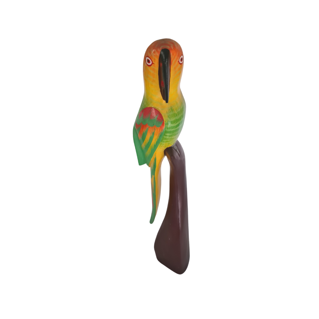 Macaw Sitting Yellow 60 cm