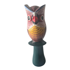 Owl Brown on stand 30 cm