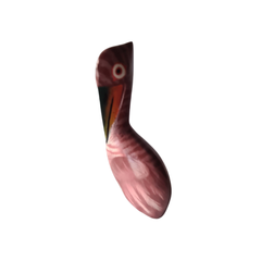 Pelican squatting brown 10 cm