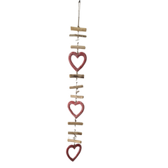Mobile Red Heart Shape 100 cm