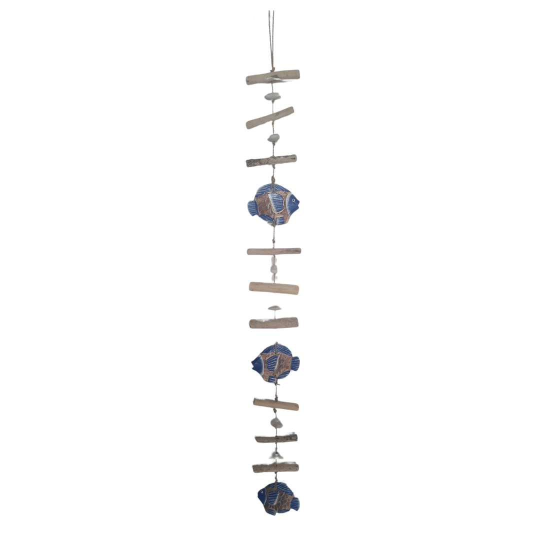 Mobile dark blue fish 100 cm