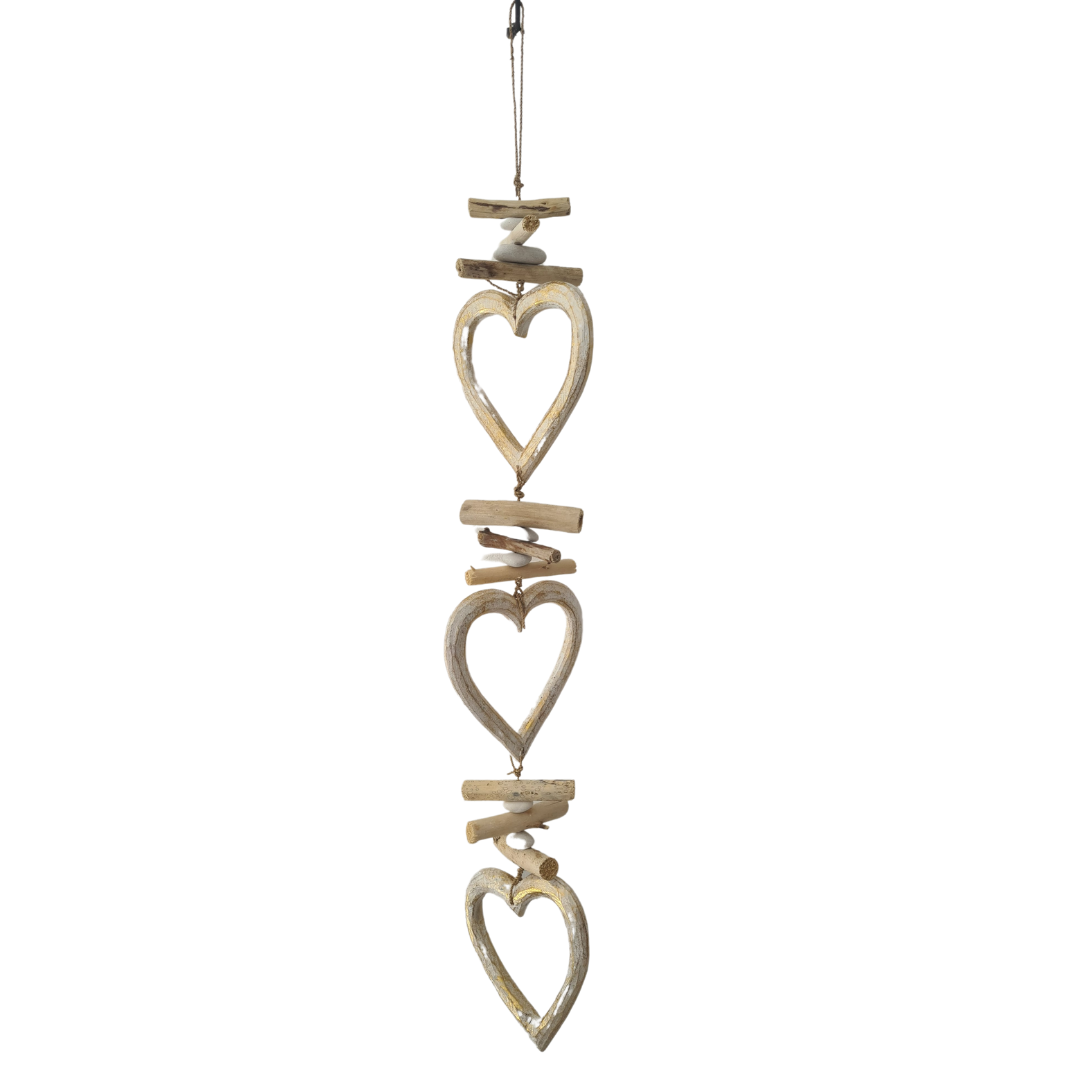 Mobile Gold Heart Shape 100 cm