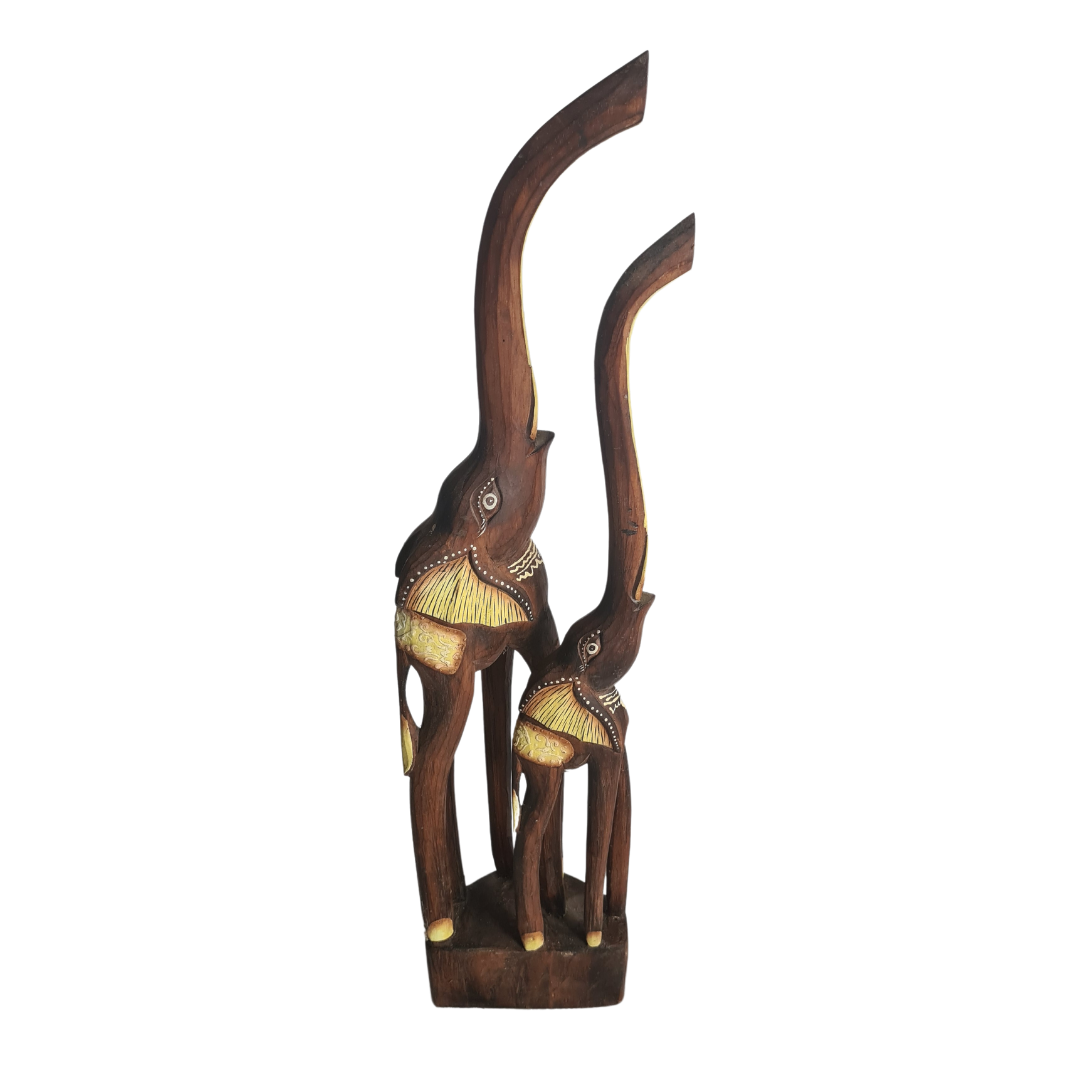 Elephant dark brown 80 cm