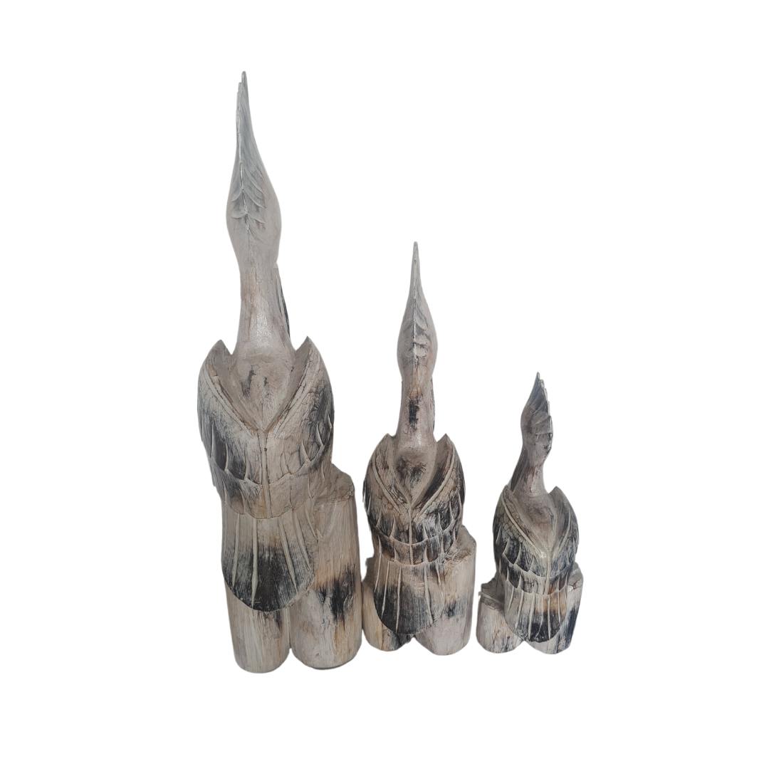 Pelican Black Wash set of 3 as 40, 60, 80 cm